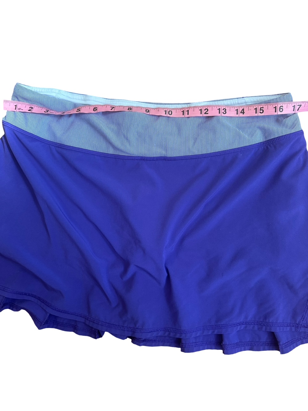 Lululemon Run Pace Setter Skirt in Bruised Berry / Wee Stripe size 10 - Picture 8 of 13